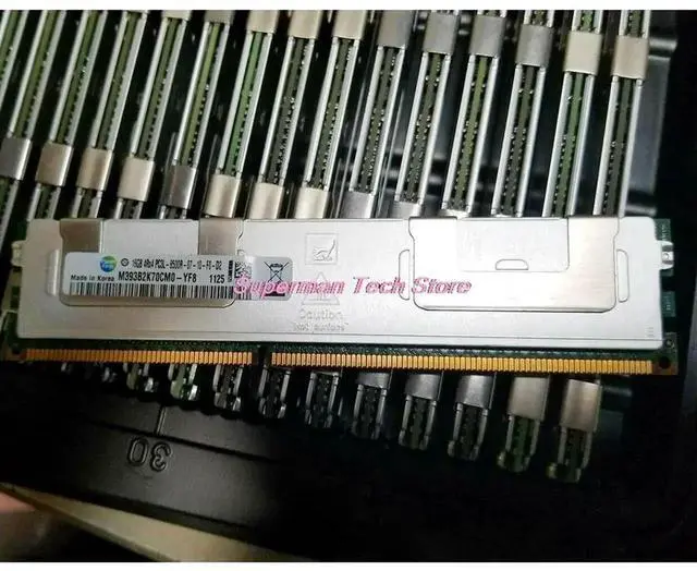 Main image of 1Pcs For RAM M393B2K70CM0-YF8 16G 16GB 4RX4 PC3L-8500R REG DDR3L 1066 Server Memory