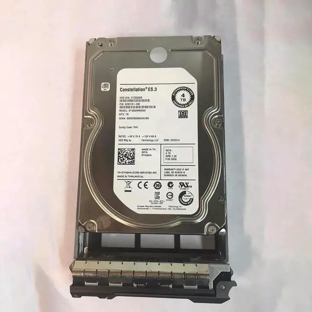 Main image of ST4000NM0033 HDD Server Hard Disk 0THGNN 4T 7.2K SATA 3.5" 6G Hard Drive