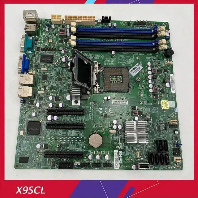 Alt view image 3 of 4 - Server Motherboard For X9SCL C202 LGA1155 Support E3-1200 V2 Test Good