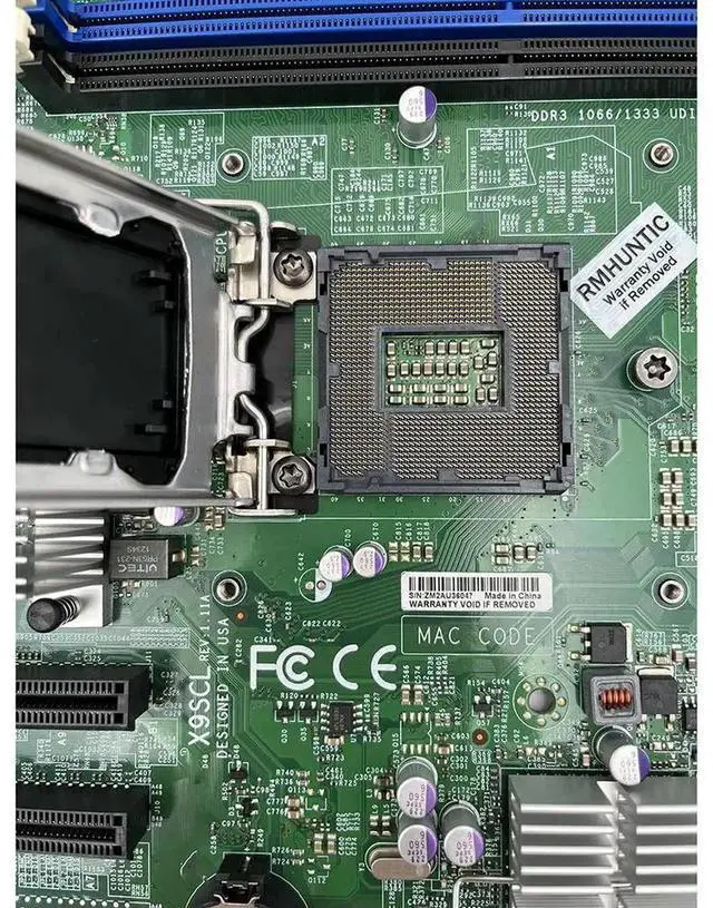 Alt view image 4 of 4 - Server Motherboard For X9SCL C202 LGA1155 Support E3-1200 V2 Test Good