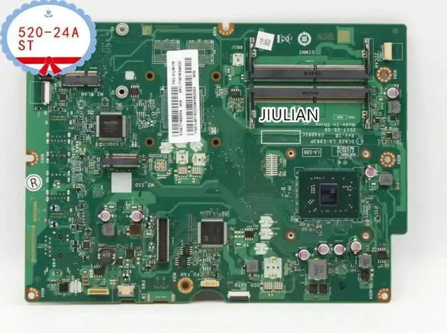 Main image of Computer System Board For Ideacentre AIO 520-24AST Desktop Motherboard A6 CPU 01LM176 LA-E883P DDR4 Working OK