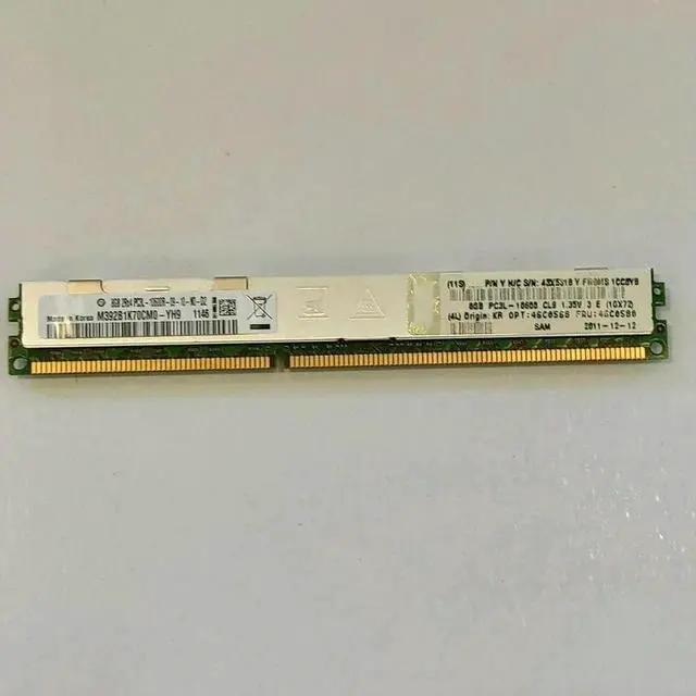 Alt view image 2 of 3 - For RAM HS22 HS23 46C0568 46C0580 ECC VLP Server Memory Fast Ship 8GB DDR3 1333
