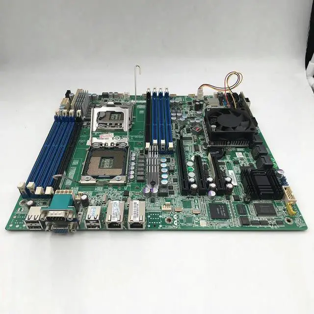 Alt view image 3 of 3 - For TYAN R510 G7 1U Server Motherboard Two-way LGA1366 X58 Test S7002