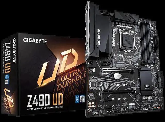 Main image of GA Z490 UD Motherboard A 1200 Z490 Desktop Mainboard Support i3 i5 i7 10400F 10400 10100F 10700K