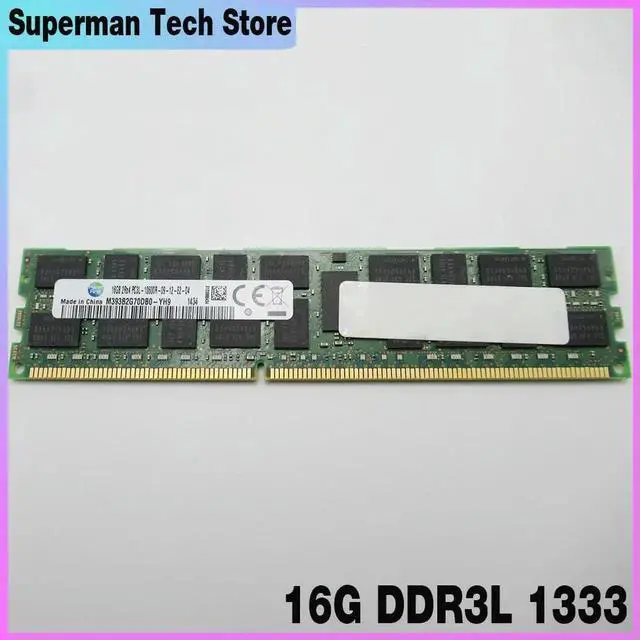 Main image of M393B2G70DB0-YH9 16GB For RAM 2RX4 REG Server Memory 16G DDR3L 1333