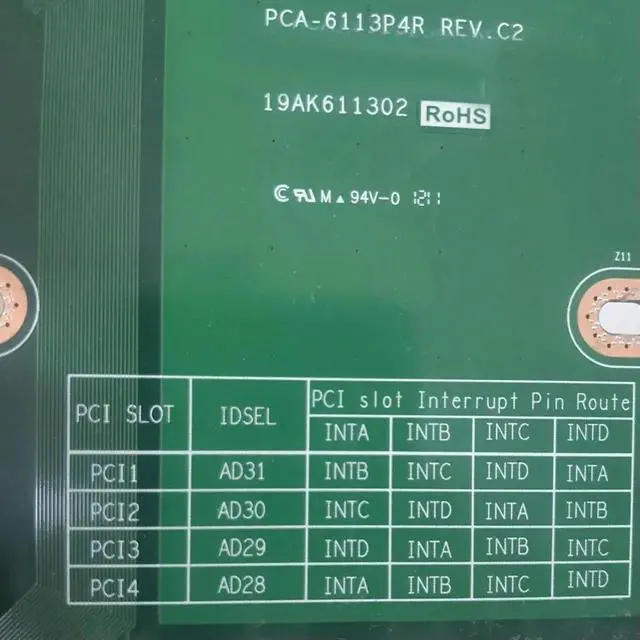 Alt view image 3 of 3 - PCA-6113P4R REV:C2 Industrial Control Motherboard PCA-6113P4R Bottom Plate