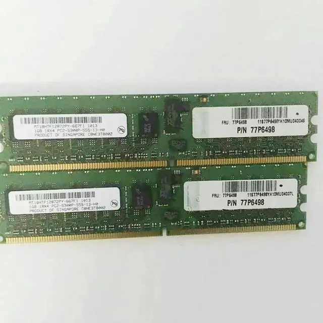 Alt view image 3 of 3 - Server Memory 77P6498 4521 P6 520 550 2GB(2x1GB) DDR2 667 RAM