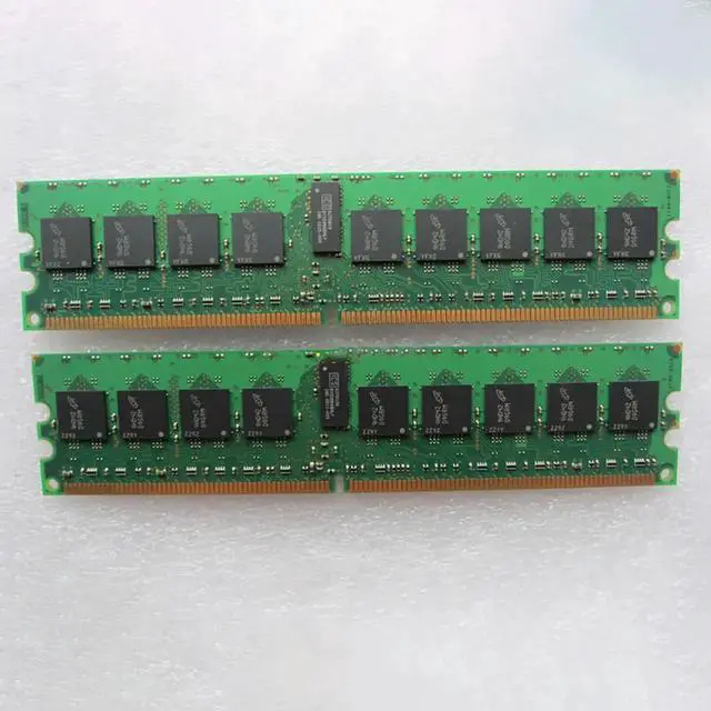 Alt view image 2 of 3 - Server Memory 77P6498 4521 P6 520 550 2GB(2x1GB) DDR2 667 RAM