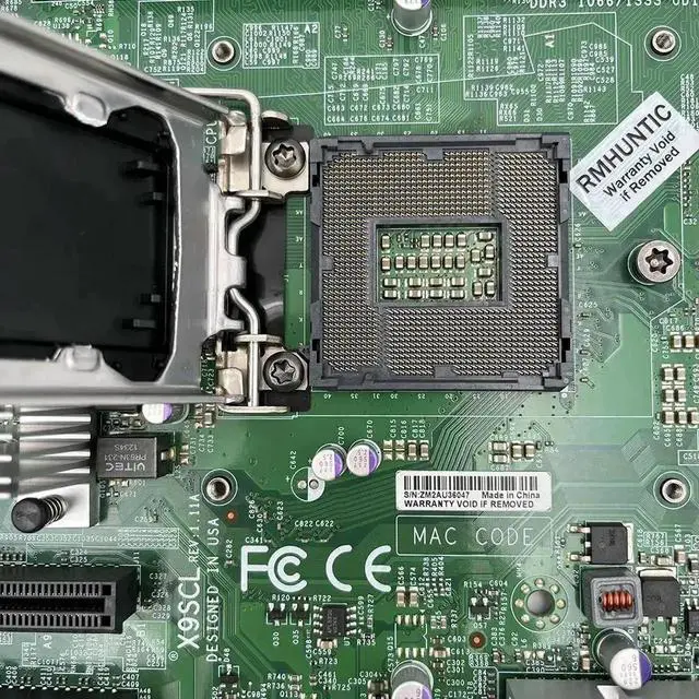 Alt view image 2 of 3 - X9SCL For One-way Server UATX Motherboard LGA 1155 C202 Xeon E3-1200 v2 Series 2/3rd Gen Core i3 DDR3 PCI-E3.0