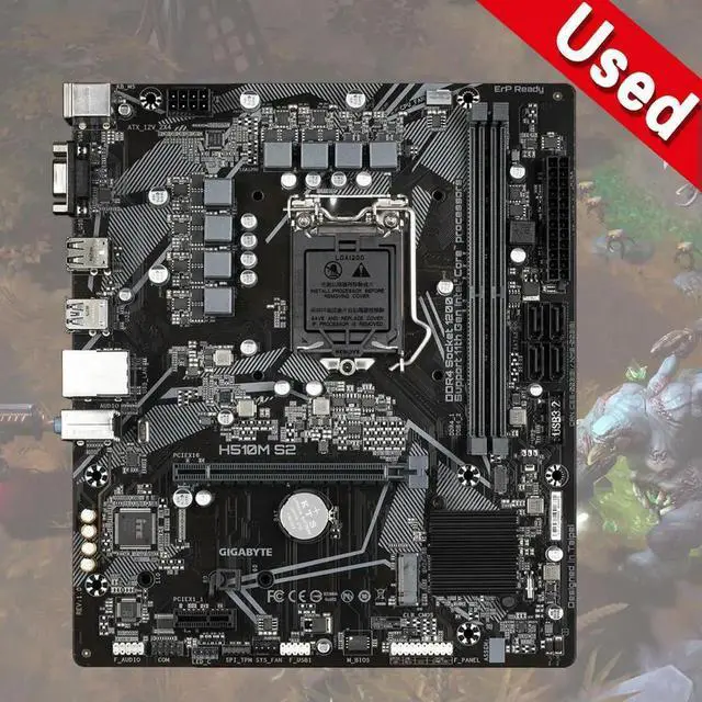 Main image of A 1200 H510M-S2 H510 Motherboard PCI-E 4.0 2 DDR4 64GB 4 SATA III Micro ATX Motherboard 1200 USB3.2