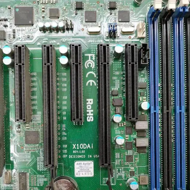Alt view image 3 of 4 - X10DAI For Workstation Motherboard Dual Channel C612 Chip Supports DDR4 2600V3
