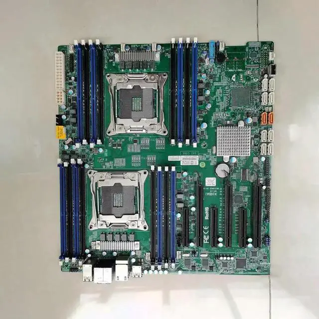 Alt view image 4 of 4 - X10DAI For Workstation Motherboard Dual Channel C612 Chip Supports DDR4 2600V3