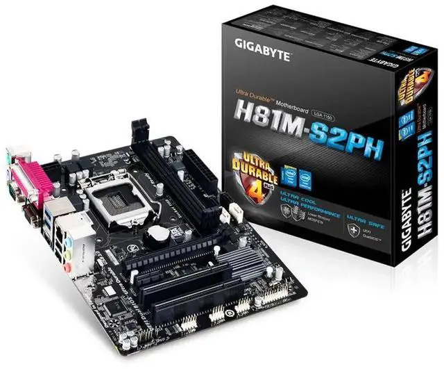 Main image of GA-H81M-S2PH Desktop Motherboard H81 A 1150 i3 i5 i7 DDR3 16G