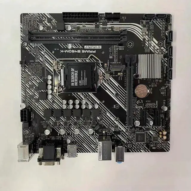 Alt view image 3 of 4 - For Desktop Motherboard PRIME B460M-K M-ATX B460 LGA 1200 DDR4 2933MHz Test Good