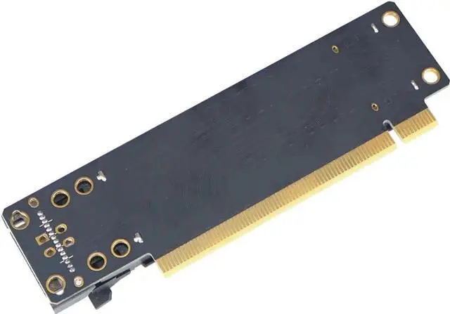 Alt view image 5 of 5 - PCI-E 4.0 x16 1 to 2 Expansion Card Gen4 Split Card PCIe-Bifurcation x16 to x8x8 with 20mm Spaced Slots CPU4P Power Supply Port (SATA)