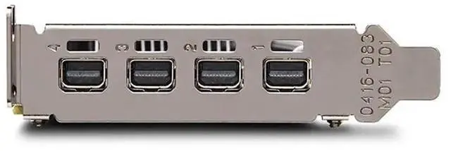 Alt view image 2 of 3 - GPU For For Quadro P600 2GB Pro-fessional Gra-phics Card 2G Video PS Rendering 3D Modeling CAD Designer