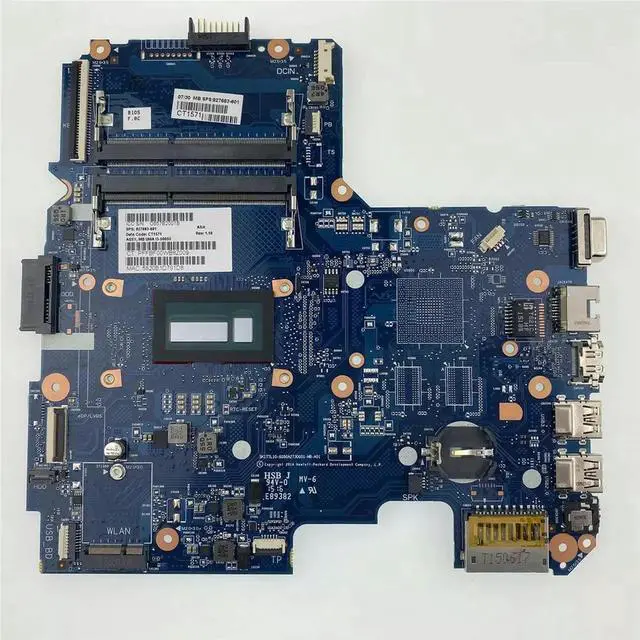 Main image of 827683-001 827683-501 827683-601 FOR 14-AC Laptop Motherboard i3-5005U CPU