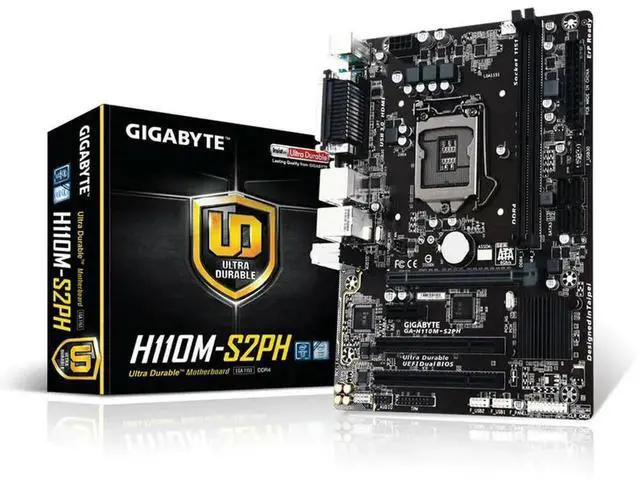 Main image of GA-H110M-S2PH DDR4 Motherboard H110 A 1151 i3 i5 i7 DDR4 32G
