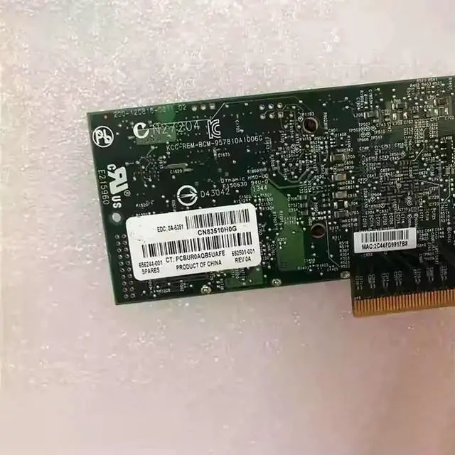 Main image of For bcm57810s 652503-B652503-B21 10 Gigabit Network Card With Dual Electrical Ports 656244-001 NC530SFP