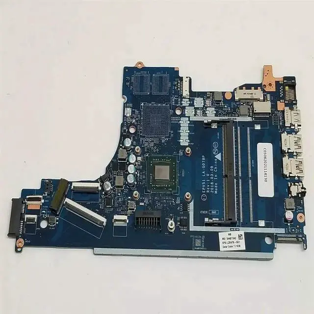 Main image of L20478-601 for 15T-DB000 15-DB Laptop Motherboard A6-9225 Fully