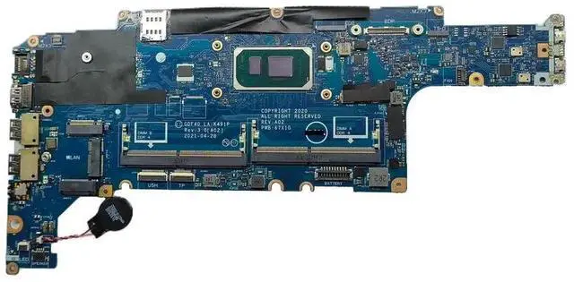 Main image of 035X97 For Latitude 5420 Motherboard GDF40 LA-K491P i7-1165G7