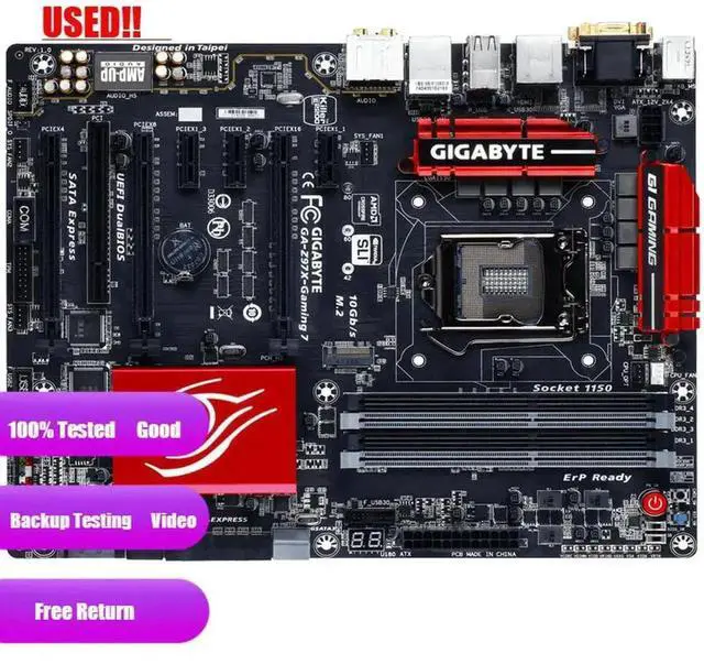 Main image of Z97X GAMING 7 Computer USB3.0 SATAIII Motherboard A 1150 DDR3 Z97 Desktop Mainboard