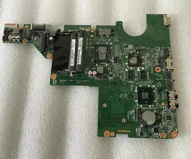 Main image of 637584-001 For Pavilion G42 G62 DAAX1JMB8C0 I3-370M Motherboard HM55 HD6370M DDR3