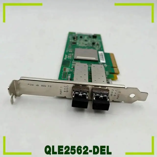 Main image of 8Gb HBA 0MFP5T Dual-port Fiber Optic Card For QLOGIC QLE2562-DEL