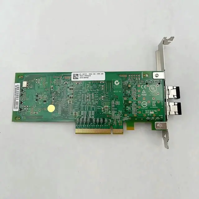 Alt view image 3 of 4 - 8Gb HBA 0MFP5T Dual-port Fiber Optic Card For QLOGIC QLE2562-DEL