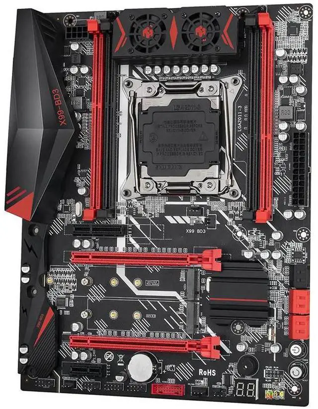 Alt view image 7 of 7 - For X99 Motherboard LGA 2011-3 All Series DDR3 RECC128GB M.2 X99 BD3 V1.1