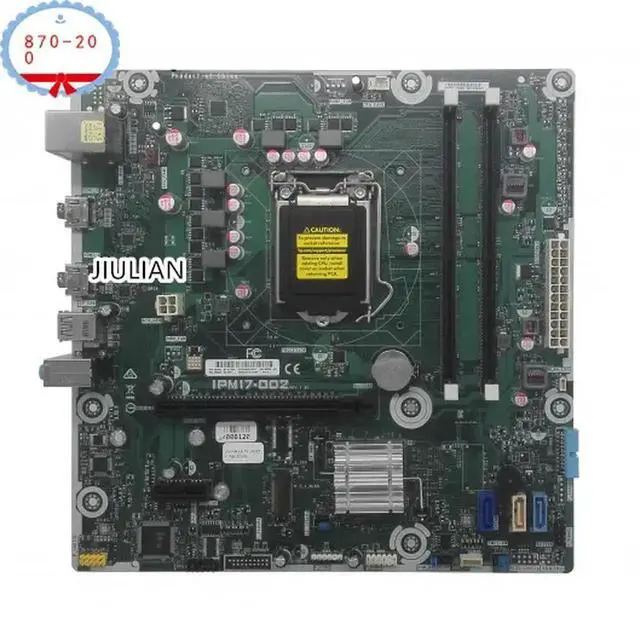Main image of MB 862992-001 For OMEN 870-200 PAVILION 560-P 750-500 IPM17-DD2 Desktop Motherboard OK