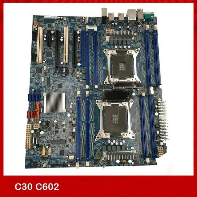 Alt view image 2 of 4 - Workstation Motherboard For C30 C602 03T6730 LGA2011 X79 Test Good