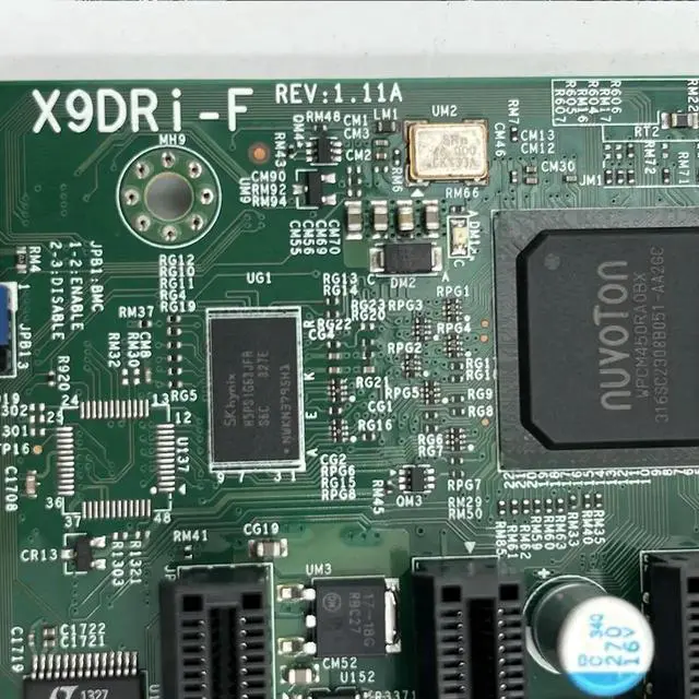Alt view image 2 of 3 - X9DRi-F Two-Way Server E-ATX Motherboard LGA2011 C602 DDR3 Xeon E5-2600 And E5-2600 V2 Family PCI-E 3.0 For