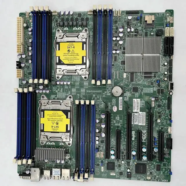 Alt view image 3 of 3 - X9DRi-F Two-Way Server E-ATX Motherboard LGA2011 C602 DDR3 Xeon E5-2600 And E5-2600 V2 Family PCI-E 3.0 For