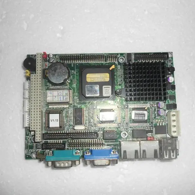 Alt view image 2 of 3 - For Advantech 3.5 Inch Industrial Device Motherboard Dual Network Ports PCM-5823 REV.A2