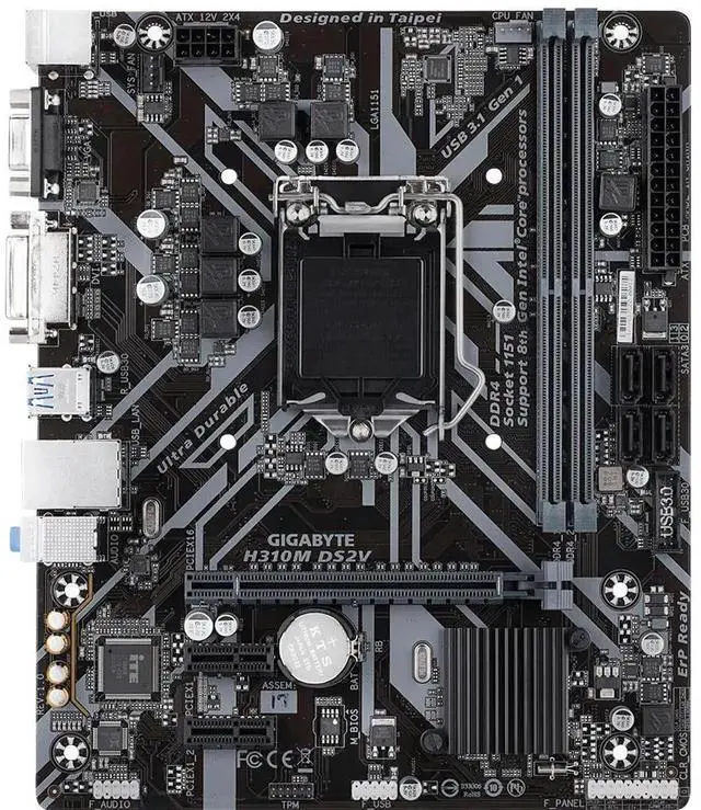 Main image of PRIME H310M DS2V Motherboard supports A-1151 DDR4 2666MHz, SATA 6Gbps