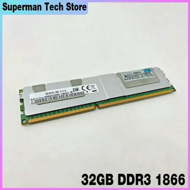 Main image of 1pcs For 708643-B21 712384-081 715275-001 PC3-14900L ECC REG LRDIMM Server Memory Fast Ship 32GB DDR3 1866
