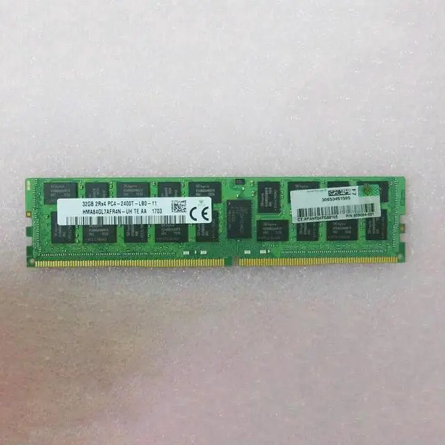 Alt view image 4 of 4 - Server Memory For 805353-B21 809084-091 819414-001 PC4-2400T Fast Ship 32GB DDR4 2400