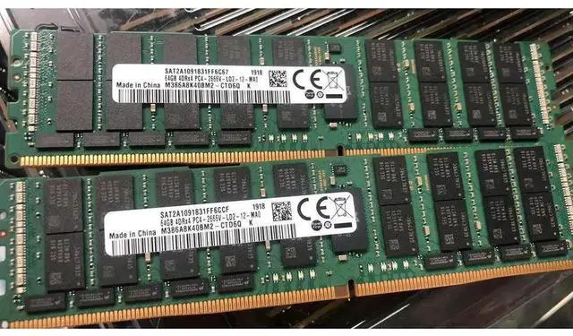 Alt view image 3 of 3 - 1Pcs M386A8K40BM2-CTD6Q For RAM 64GB 64G 4DRx4 DDR4 2666 PC4-2666V Server Memory