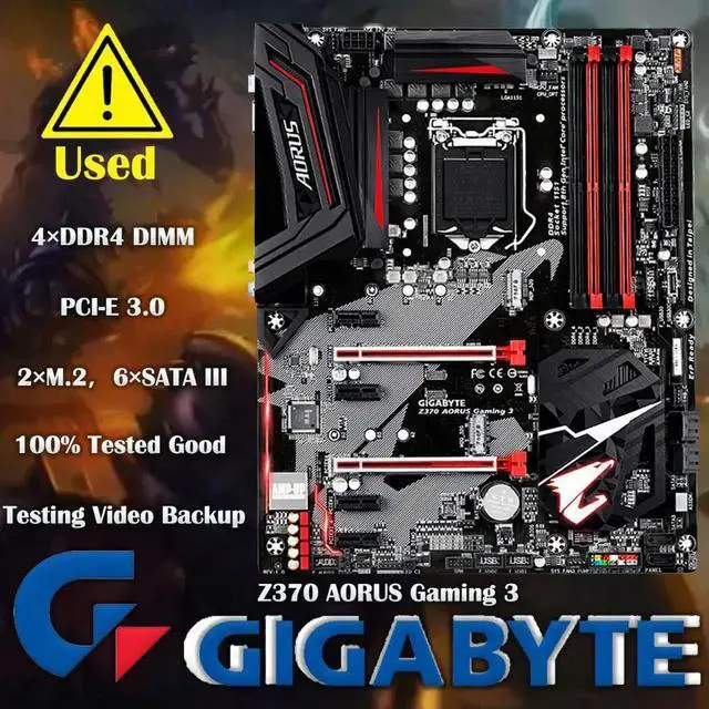 Main image of Z370 Gaming 3 A1151 ATX 2xM.2 Front USB 3.1 RGB Fusion Fan Stop Crossfire Motherboard