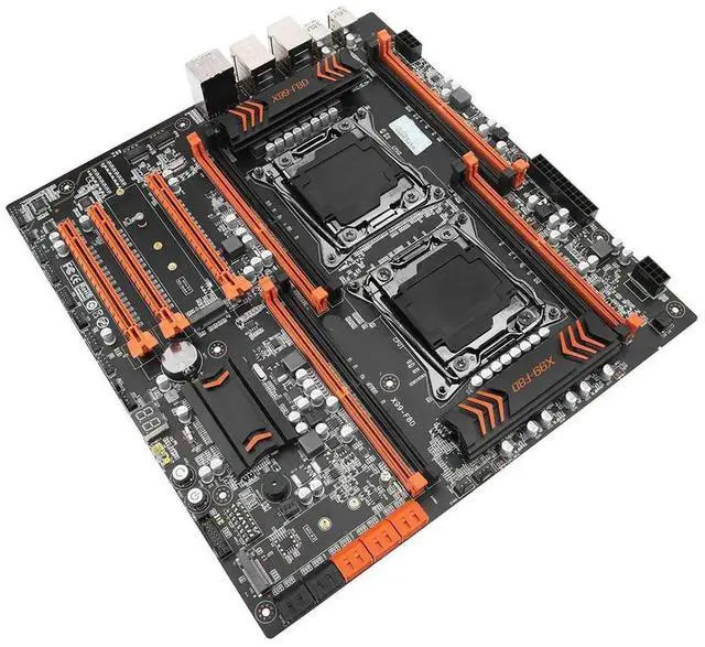 Alt view image 3 of 4 - For X99 Motherboard Dual CPU X99 LGA 2011-3 E5 V3 DDR4 RECC X99 F8D