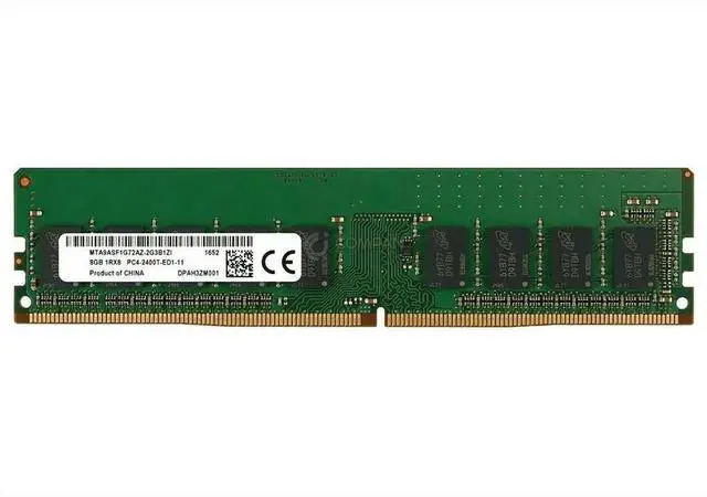 Alt view image 3 of 3 - 2PCS RAM For MT 8GB DDR4 2400MHz ECC UDIMM 1RX8 PC4 Server Memory MTA9ASF1G72AZ-2G3B1