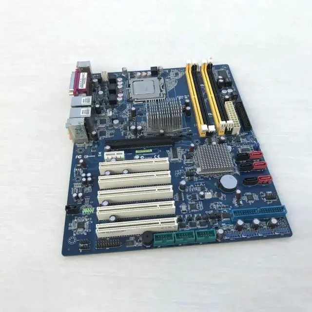 Alt view image 3 of 4 - For AVAIUE EAX-Q35-A1R Industrial Computer Equipment Motherboard Dual Net-work Port 5 PCI AXQ35