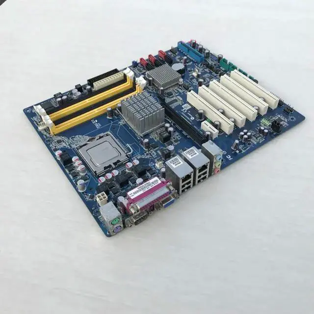 Alt view image 2 of 4 - For AVAIUE EAX-Q35-A1R Industrial Computer Equipment Motherboard Dual Net-work Port 5 PCI AXQ35