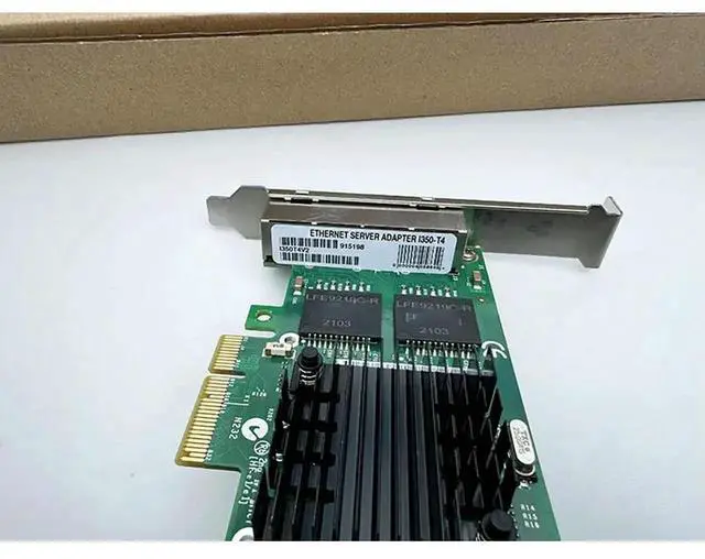 Alt view image 4 of 4 - I350-T4 For 4-port Gigabit Net-work Card Visual Industrial Camera Net-work Card I350T4V2