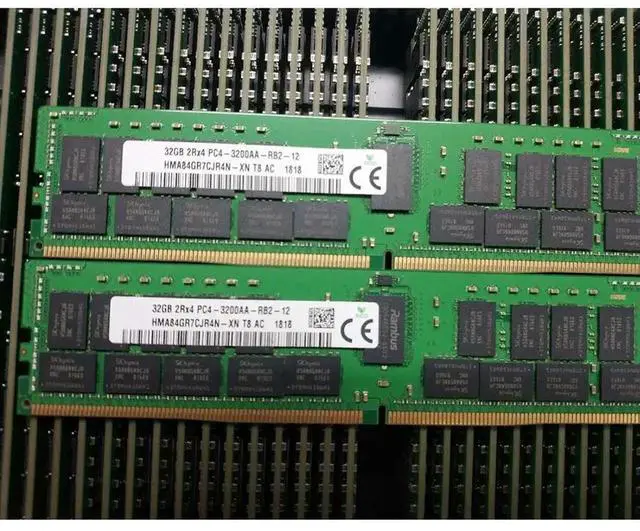 Alt view image 3 of 4 - 1 pcs 32GB 32G For SK Hynix RAM 2RX4 3200 PC4-3200AA DDR4 REG ECC HMA84GR7CJR4N-XN Memory Fast Ship