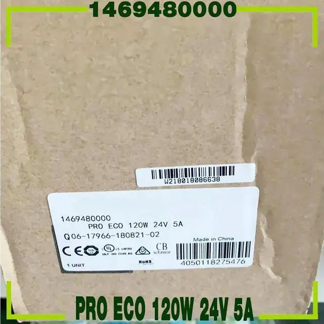 Main image of For Weidmuller Switching Power Supply PRO ECO 120W 24V 5A 1469480000