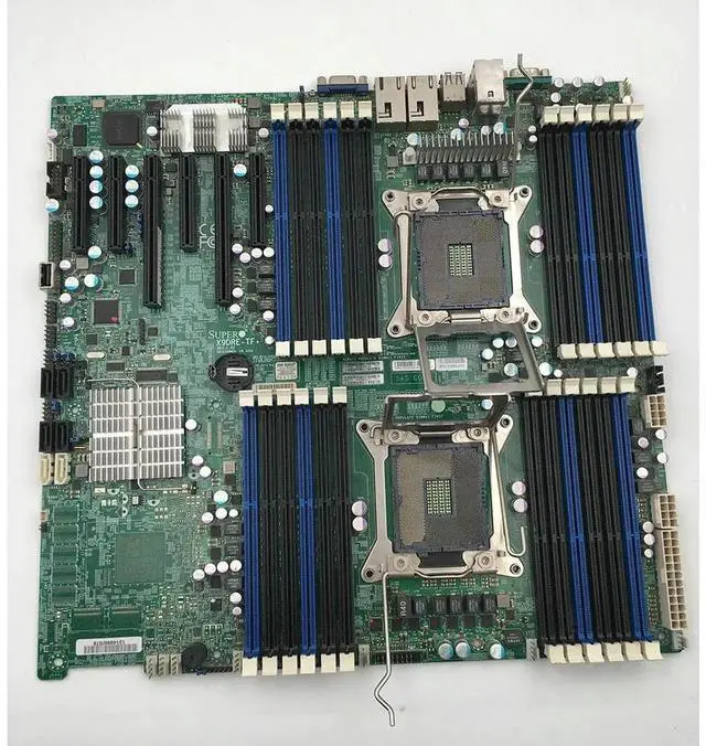 Alt view image 4 of 4 - Workstation Motherboard For X9DRE-TF+ X79 6 Card Slots Testing Before Shipment