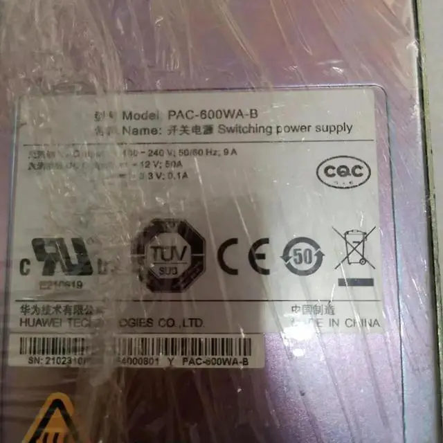 Alt view image 4 of 4 - For Power Supply S6720 600W 6720-30C-EI-24S-AC 6720-54C-EI-48S-AC PAC-600WA-B