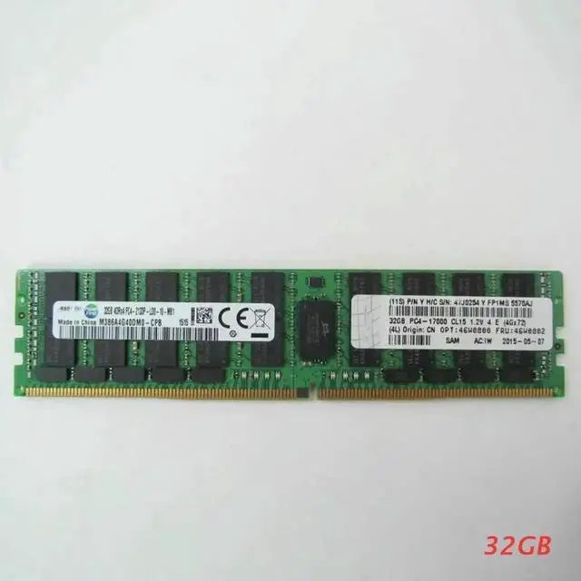 Main image of 32GB For 46W0800 46W0802 32G 2133 Server Memory X3850 X3650 X3550 M5
